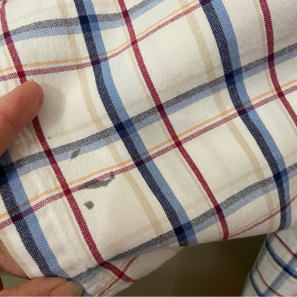 Wrangler Vintage Mens 20X Short Sleeve Button Down Plaid Shirt - Clean -Size XL - Picture 6 of 8